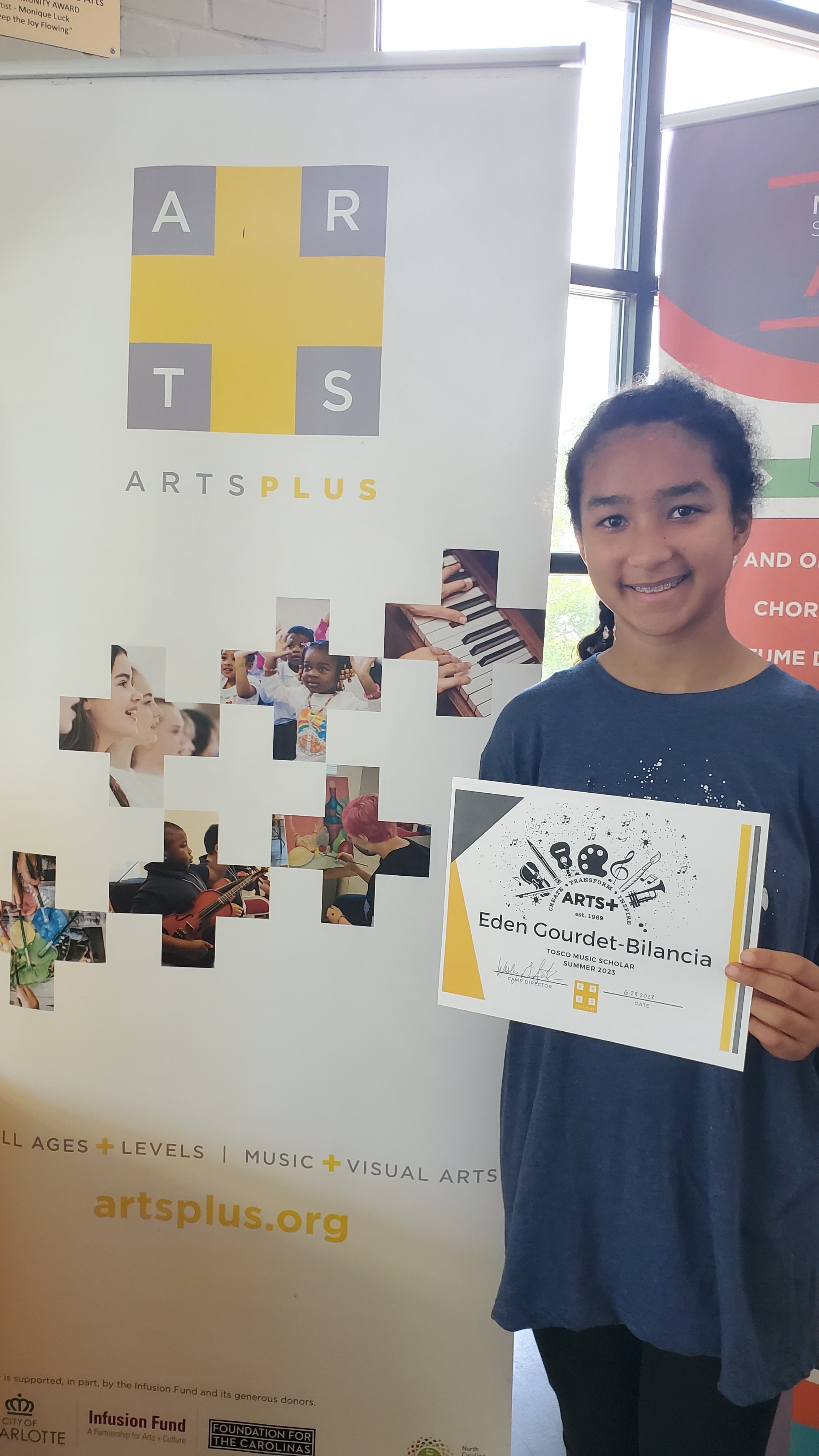 Eden Gourdet-Bilancia Arts+ Scholarship Winner 2023